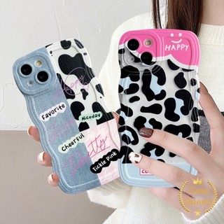 เคสโทรศัพท์มือถือนิ่ม ขอบหยัก พิมพ์ลายเสือดาว วัว สําหรับ Oppo A17 A17K A77 A57 A96 A5s A55 A76 A15 A12 A16 A54 A77s A53 A52 Reno 8 5F 7Z 6 A95 A16s A74 A3s A5 A9 A7 A16K A1k