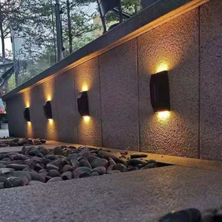 Nextool 6 LED ไฟติดผนังโซล่า Solar Light Outdoor โคมไฟกันน้ำ ไฟอัตโนมัติ Sensor ไฟถนนโซล่าเซล Step Stairs ไฟตกแต่งสวน for ไฟโซล่าเซล บ้าน Fence Post Yard Pathway ฟตกแต่ง Lighting