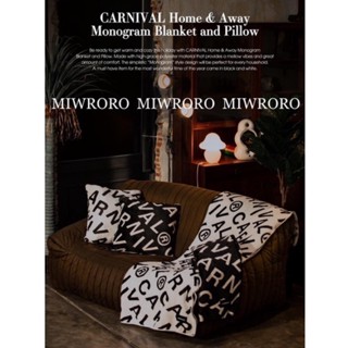 พร้อมส่ง‼️ CARNIVAL® Home &amp; Away Monogram Blanket and Pillow