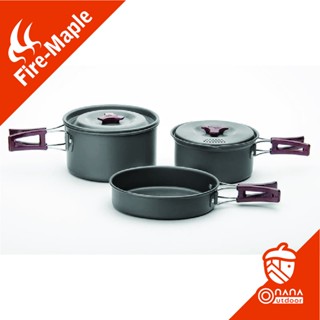 Fire Maple FMC-202 Cookware ชุดหม้อแคมป์ปิ้งขนาดกลาง สำหรับ 2-3 คน