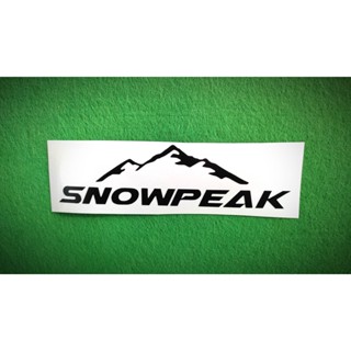 สติ๊กเกอร์กันน้ำ แคมป์ปิ้ง Snowpeak