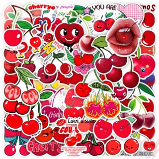 ❉ สติกเกอร์ Cherry Series 02 สําหรับติดตกแต่ง ❉ สติกเกอร์แฟชั่น กันน้ํา DIY 50 ชิ้น/เซต