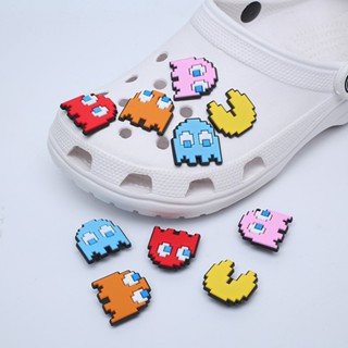 อุปกรณ์เสริม จี้การ์ตูนเกม Over Jibbits สําหรับรองเท้า Croc Pin Pacman Jibitz Charm Jibits Crocks สําหรับเด็ก