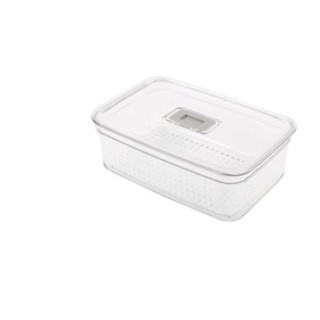 กล่องจัดเก็บอเนกประสงค์ในตู้เย็นมีตะกร้าฝาปิด (M) Frozen KASSA HOME รุ่น 137982 ขนาด 31x20.5x10.5 ซม