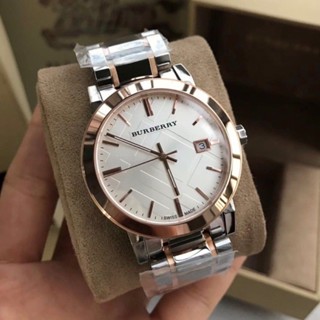 OUTLET WATCH นาฬิกา Burberry OWB366 นาฬิกาข้อมือผู้หญิง นาฬิกาผู้ชาย แบรนด์เนม Brandname Burberry Watch BU9144