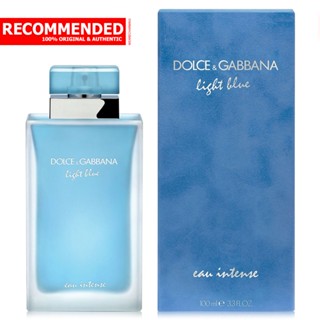 Dolce &amp; Gabbana Light Blue Eau Intense EDP 50 ml., 100 ml.