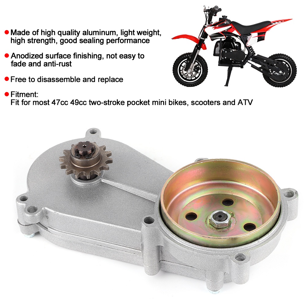 คลังสินค้าใส [ราคาพิเศษ] กล่องเกียร์เกียร์คลัทช์ลดเกียร์สําหรับ 47 49CC 2`Stroke High Performance