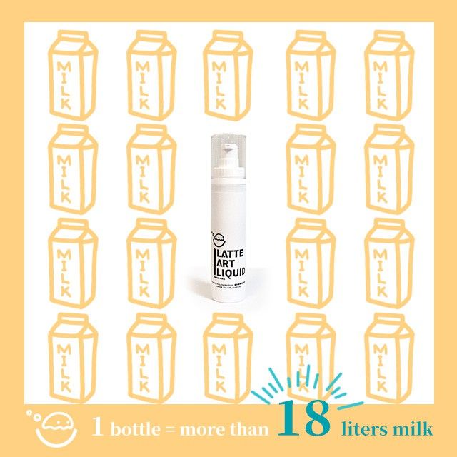 Latte Art Liquid และ Superpressoใช้แทนนม แทนกาแฟ เพื่อฝึกซ้อม เท Latte Art ☕️ - รูปที่ 5