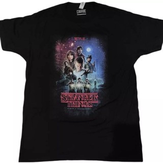 HN HN เสื้อยืดซีรี่ย์ดัง STRANGER THING ของแท้ 100% ปี 2021 [สินค้าพรีออเดอร์ จัดส่งของ 2-3 วัน] เสื้อยืดคอกลม พร้อมส่ง