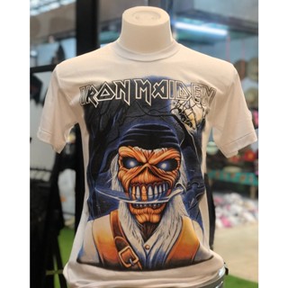 [ปรับแต่งได้]สไตล์มินิมอล IRON MAIDEN เสื้อวงดนตรีร็อคต่างประเทศ เสื้อชาวร็อค ไม่มีตะเข็บขาง สรีนหน้าและหลังขับเนื้_42