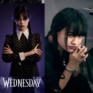 Fancy Wigs วิกผม Wednesday เปียคู่ ตามกระแสซีรีย์ดัง ใครยังไม่มี จัดด่วน! ตามธีมงานบริษัท จัดเลี้ยง WC 👩🏻