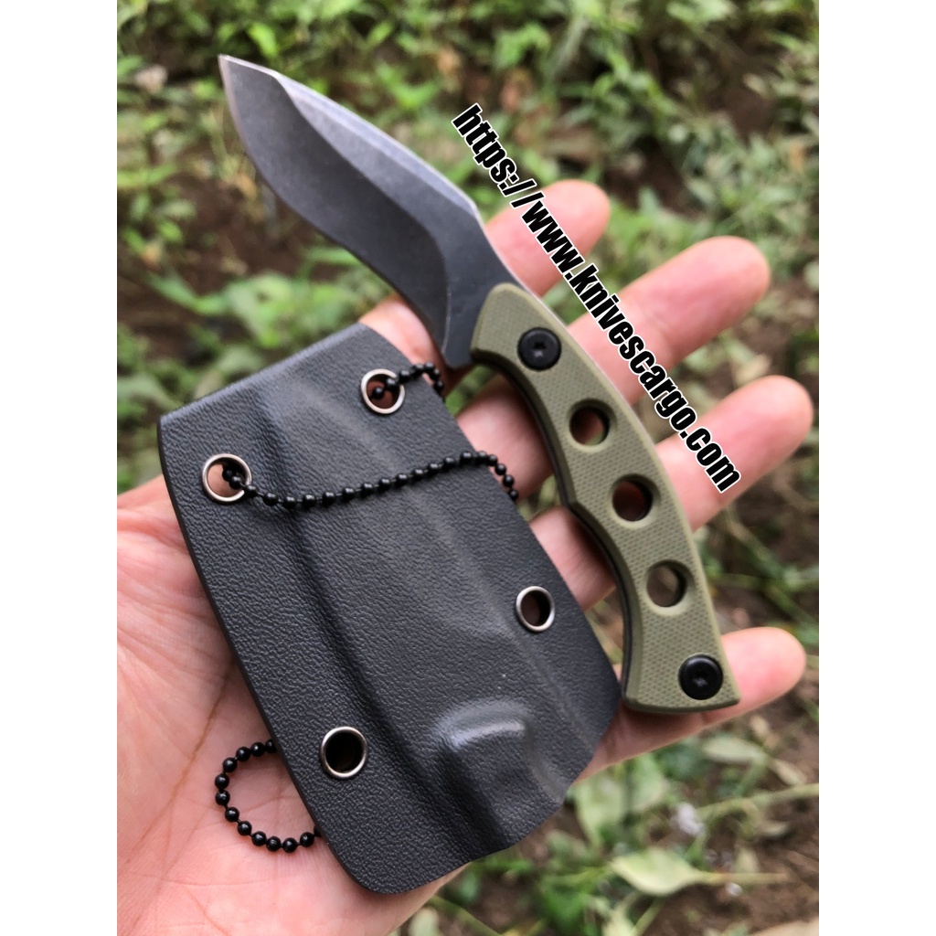 มีดห้อยคอ Eafengrow รุ่น EF 112 ด้ามสีเขียว