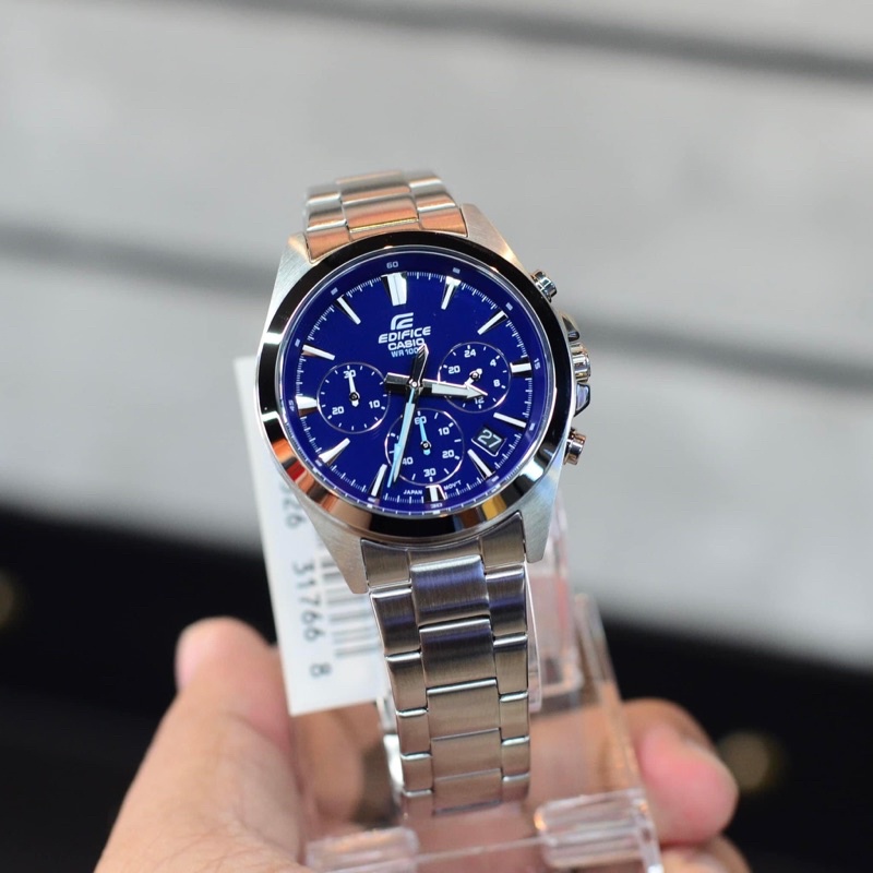 [ผ่อนเดือนละ 309]🎁CASIO EDIFICE EFV-630D-2A ของแท้ 100% พร้อมส่ง ประกัน 1 ปี