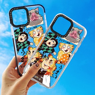 เคสโทรศัพท์มือถือ ซิลิโคนนิ่ม แบบใส ลายดาบพิฆาตอสูร หลากสี สําหรับ iPhone 14 Pro 13Pro Max 12 11