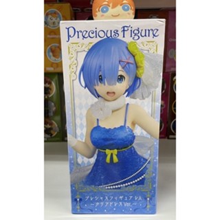 Taito Precious Figure Re:Zero Rem Clear Dress Ver.