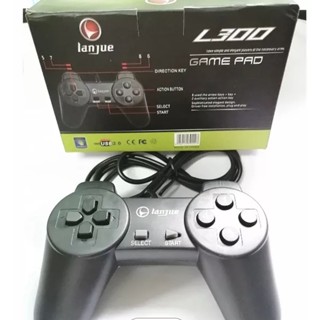 จอยเกมส์ Joy usb Controller รุ่น L-300 สายควบคุมเกมจอยสติ๊ก สำหรับเครื่องคอมพิวเตอร์ USB มินิเกมแพด จอย