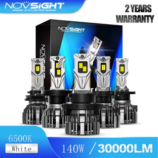 Novsight N67 9005 9006 H4 H7 H11 ไฟหน้ารถ LED ไฟสูงต่ำ 140W 30000LM 6500K Super Bright