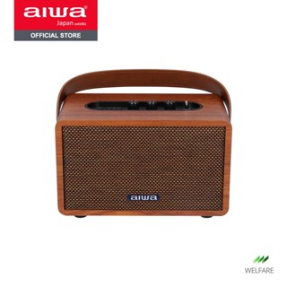  ผ่อน 0AIWA Retro Bluetooth Speaker ลำโพงบลูทูธพกพา BASS  img 2