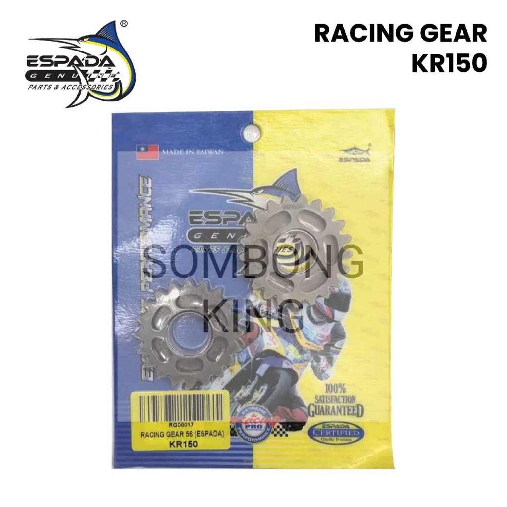 RACING GEAR (ESPADA) 5TH-20T 6TH-21T KR150