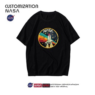 นักบินอวกาศ Unisex NASA printing  tshirt for men   men’s top korean‘s top womens t shirt_45