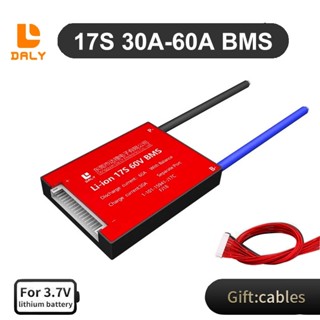 Daly BMS Li-ion BMS 17S 60V 30A 40A 50A 60A กันน้ํา พร้อมพอร์ต Balance Common