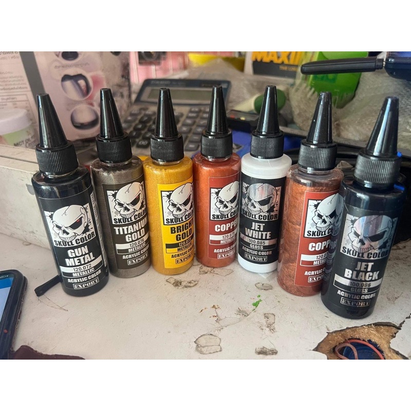 สี skull color ใช้กับ แอร์บรัช / ใช้พ่น บอดี้ทุ่นชิงหลิว /พ่นกันดั้ม