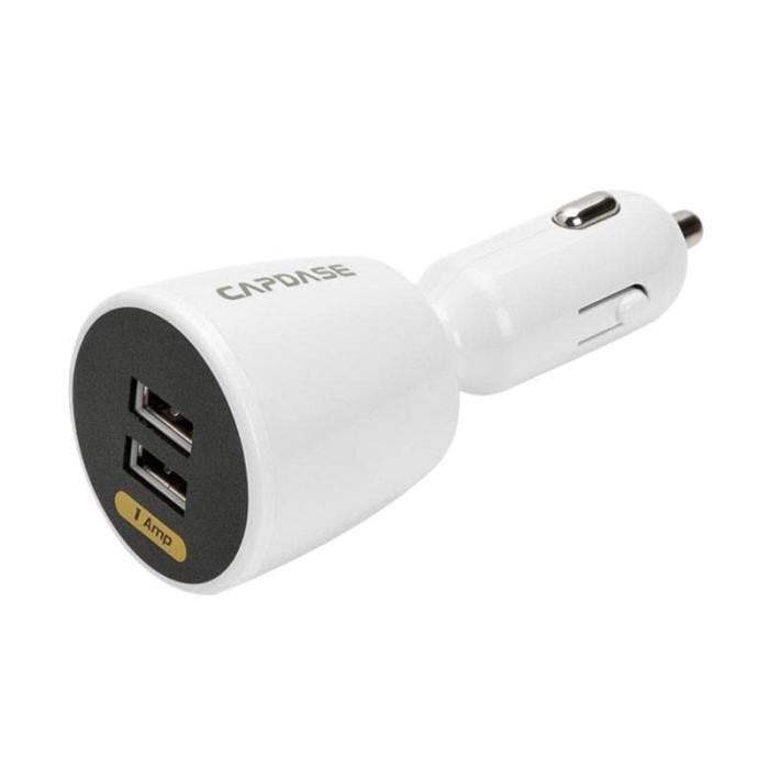 ที่ชาร์จแบตในรถ Capdase Dual USB Revo G2 Car Charger สีขาว [2 USB 1A] multifunction U0Z0 car charger