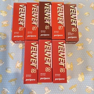 Peripera Ink Velvet เพอริเพอร่า อิ๊งค์ เวลเวท ลิปทิ้นท์  4g.