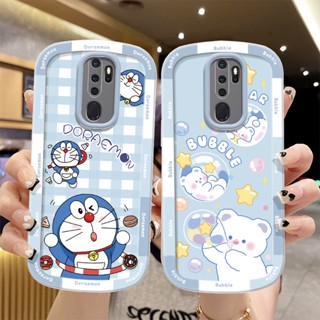 เคสโทรศัพท์มือถือ Tpu นิ่ม ลายการ์ตูนโล่น่ารัก สําหรับ Oppo A9 2020 A5 2020