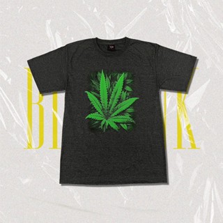 เสื้อยืดลายกัญชา 420 weed bong BS-004