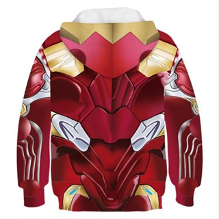 Iron Man Endgame Tony Iron Man cos ตู้เสื้อผ้า 3D สําหรับเด็กในการต่อสู้ครั้งสุดท้ายของพันธมิตร 4. เครื่องแต่งกายคอสเพลย์