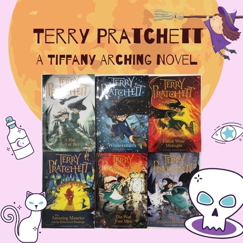 Terry Pratchett;  A Tiffany Arching Novel วรรณกรรมเยาวชน แนวแฟนตาซี ภาษาอังกฤษ เซต 6 เล่ม