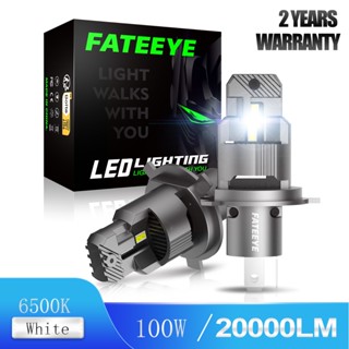 Novsight 1 คู่ F3 H4 ไฟหน้ารถ LED ไฟตัดหมอกรถยนต์อัตโนมัติ 100W 20000LM 6500K Super Bright Cool White Light รับประกัน 2 ปี