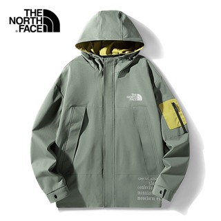 The North Face เสื้อแจ็กเก็ต เสื้อโค้ท กันน้ํา มีฮู้ด คุณภาพสูง สไตล์คลาสสิก สําหรับผู้ชาย