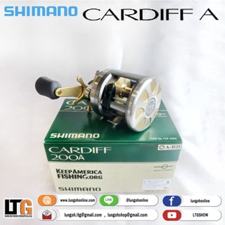 [📍 กรอกโค้ด J8I5Z6US ลดทันที 130.-] รอกตกปลา รอก Shimano Cardiff 200A/201A