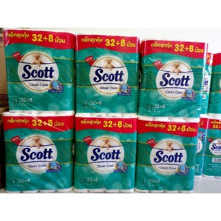 Scott สก๊อตต์® คลีนแคร์ แพ็คสุดคุ้ม 32+8ม้วน=40ม้วน