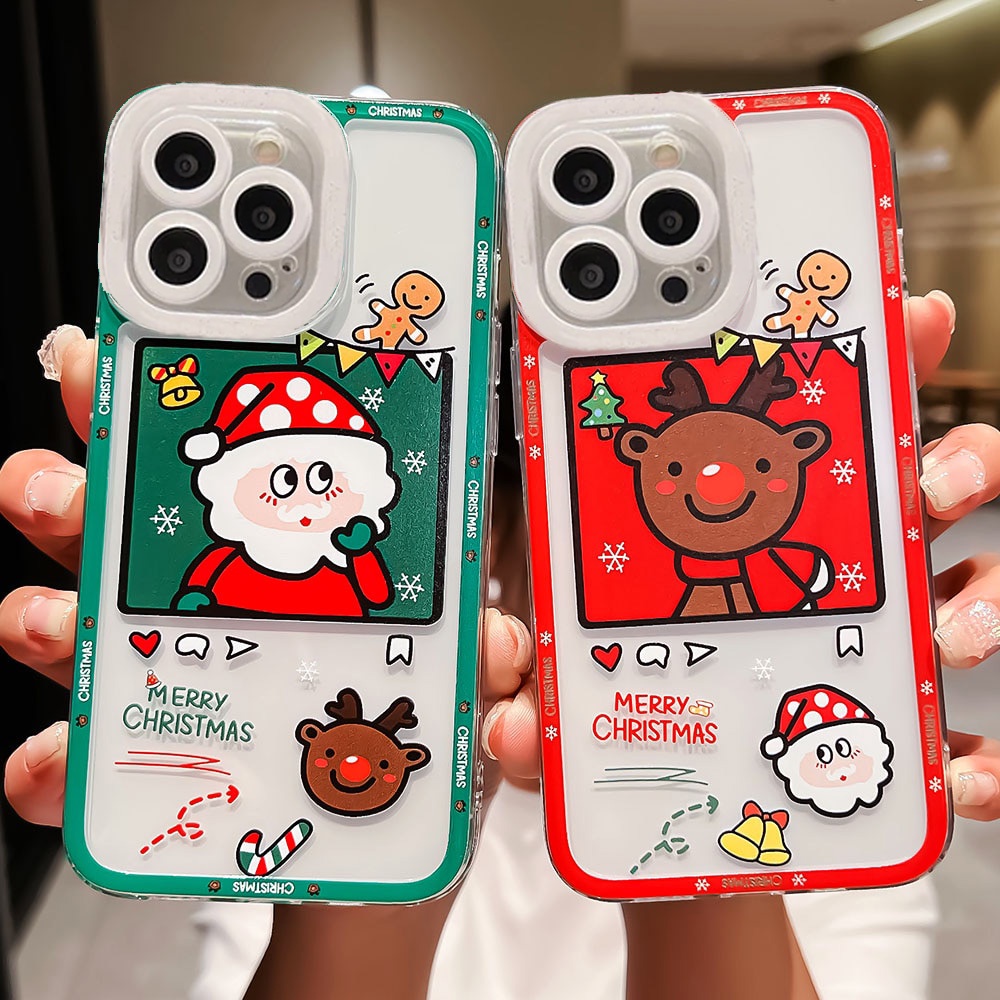 CHRISTMAS กรณี - 2 REALME C25Y C21Y 8 5G C25 C20 C21 C11 C12 C15 C17 U1 U2 C3 2 3 5 5i 5s 6 7 Pro 7i