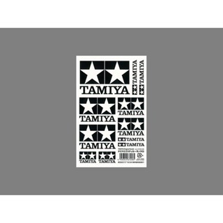 [สติกเกอร์] TAMIYA 67258 Logo Stickers (Monochrome, 180x115mm) สติกเกอร์ทามิย่าแท้ goods