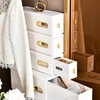 Household Wall-mounted Storage Drawer For Underwear Socks Bra Organizer Storage Case Compartment Storage Box Clothes Org