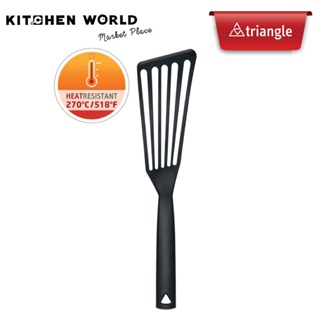 Triangle 791381501 Turner Slotted, Nylon Black, Carded / สปาตูล่า