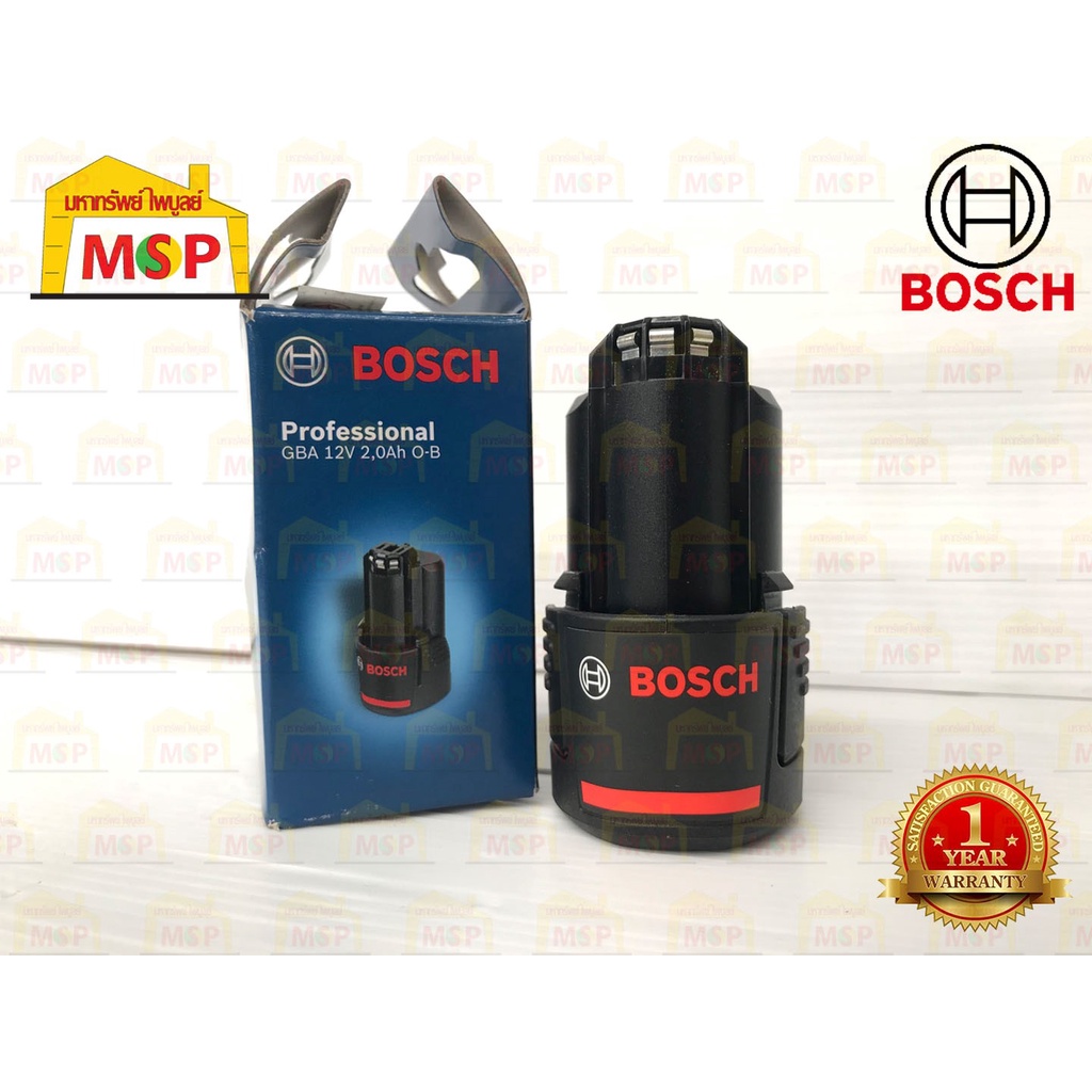 Bosch แบตเตอรี่ 12V GBA 12V 2.0Ah O-B #1600A00F6X