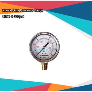 เกจวัดแรงดันแก๊ส LPG Pressure Gauge สเกล 0-230psi