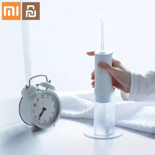 Xiaomi Youpin เครื่องซักผ้าฟันไฟฟ้า, เครื่องชลประทานในช่องปาก, ไหมขัดฟันกันน้ํา IPX7 ชีพจรความถี่สูงกันน้ํา, รักษาฟันให้สะอาด