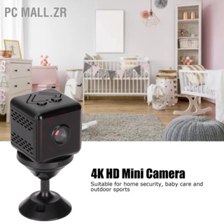 Pc Mall.Zr กล้องบันทึกวิดีโอ Wifi 4K Hd มองเห็นที่มืด ขนาดเล็ก สําหรับบ้าน กลางแจ้ง