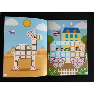 Aksara for kids หนังสือเด็ก สมุดภาพ ติดสนุก เล่ม 2 (สติกเกอร์ภายในเล่ม)
