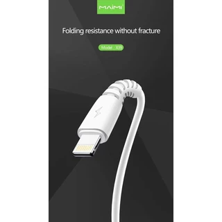 สายชาร์จ USB ยี่ห้อ Maimi แท้ รุ่น X39 จ่ายไฟ 6A มี ยาว 1เมตร 2เมตร สำหรับ Android / Micro / Type-C/ IP