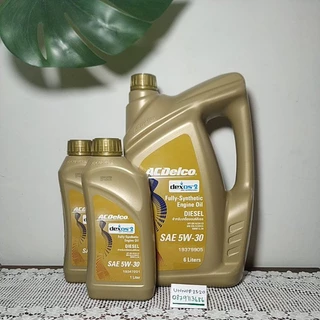 น้ำมันเครื่องดีเซลAcdelco5w-30 เด๊กซอส2 สังเคราะห์แท้+กรองเครื่องหลายรุ่นแถมฟรีสเปร์ยเบรค1ขวด,แถมเสื้อสงกรานAcdelco=1ตัว
