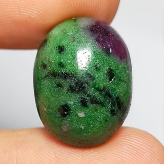 พลอย ซอยไซต์ ธรรมชาติ ดิบ แท้ ( Unheated Natural Ruby Zoisite ) น้ำหนัก 22.55 กะรัต