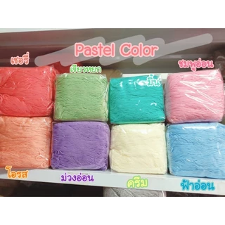 เชือกร่มสีพื้นขนาด 1.8 มิล น้ำหนักห่อละ 100 กรัม เส้นนิ่ม ถักง่าย #ถักโครเชต์