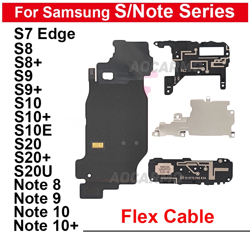 เมนบอร์ดเสาอากาศสัญญาณลําโพง NFC แบบโลหะ สําหรับ Samsung Galaxy Note 8 9 10 20 Ultra Plus Note9